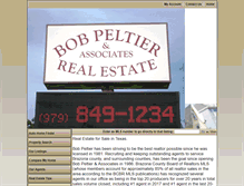 Tablet Screenshot of peltier-realty.com